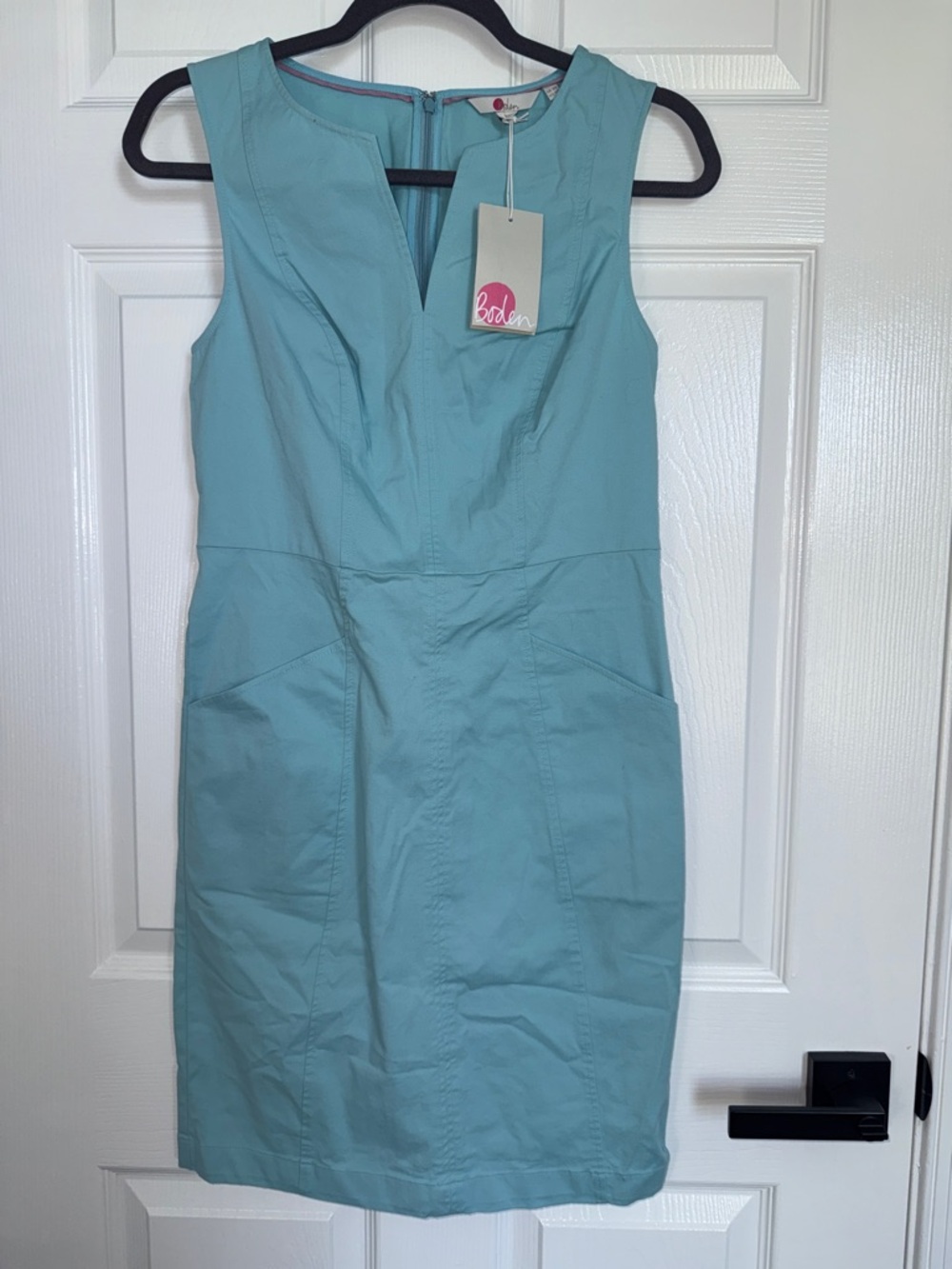 Boden Sleeveless Seafoam Shift Dress